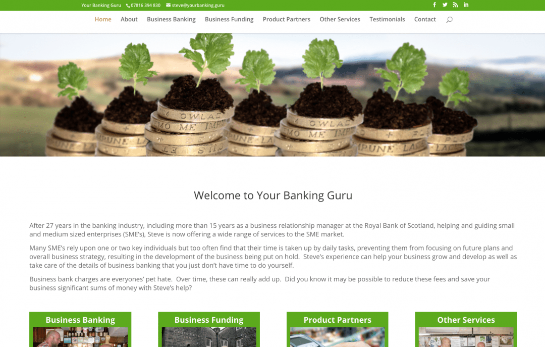 Commercial photography for Your Banking Guru in Manchester