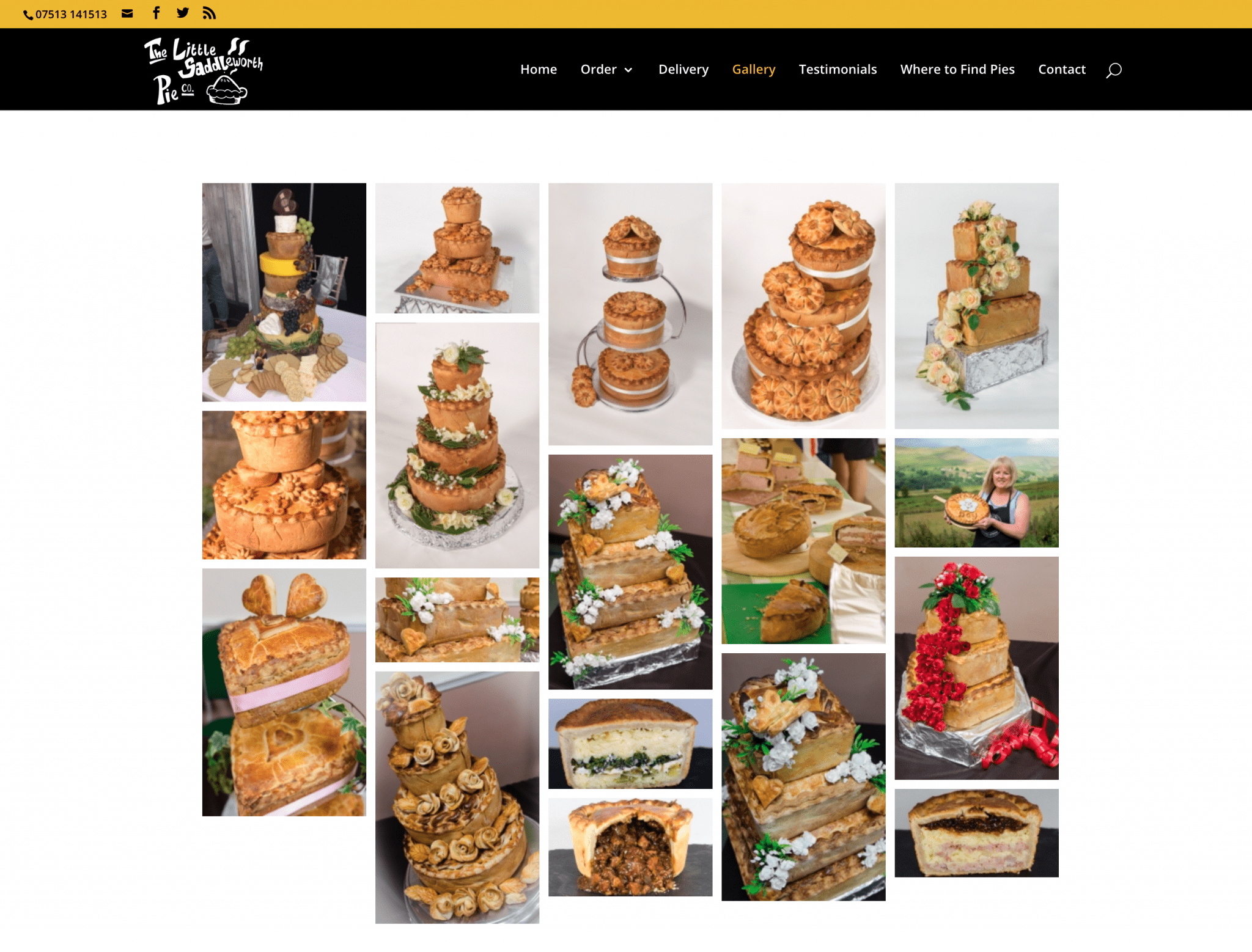 Commercial photography for Saddleworth Pies in Saddleworth