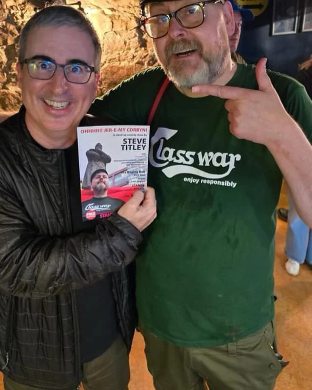 John Oliver and Steve Titley #johnoliver #edingburghfringefestival #edingburgh #stevetitley